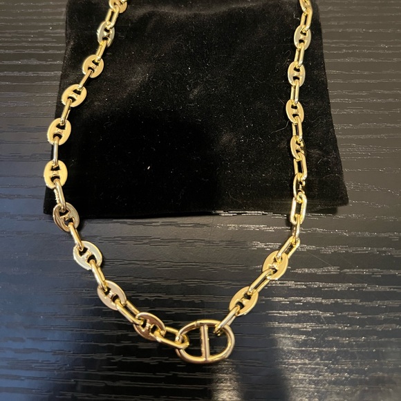 Gorjana Gold Plated Link Necklace - Picture 1 of 4